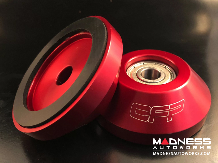 FIAT 500 Strut Top Mount Assembly Kit Upgraded Replacement Red